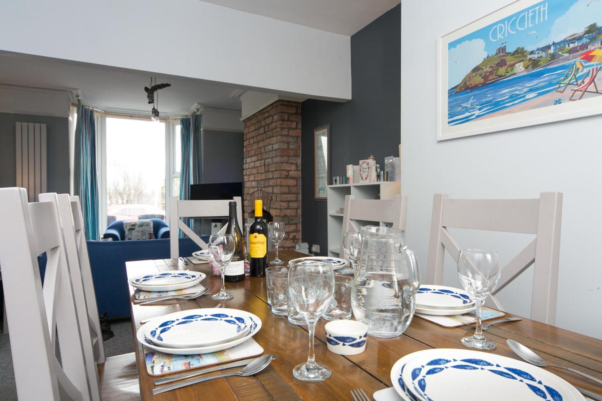 6 Afallon, Beachside Holiday House Criccieth Extérieur photo